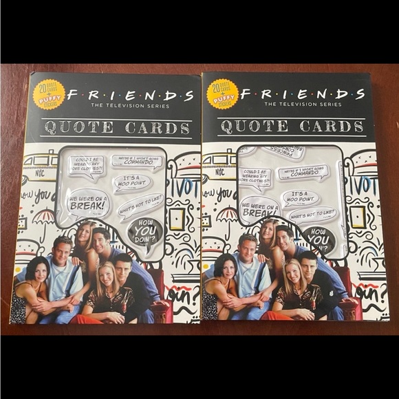 FRIENDS Quote Cards - Black and White - Picture 1 of 1